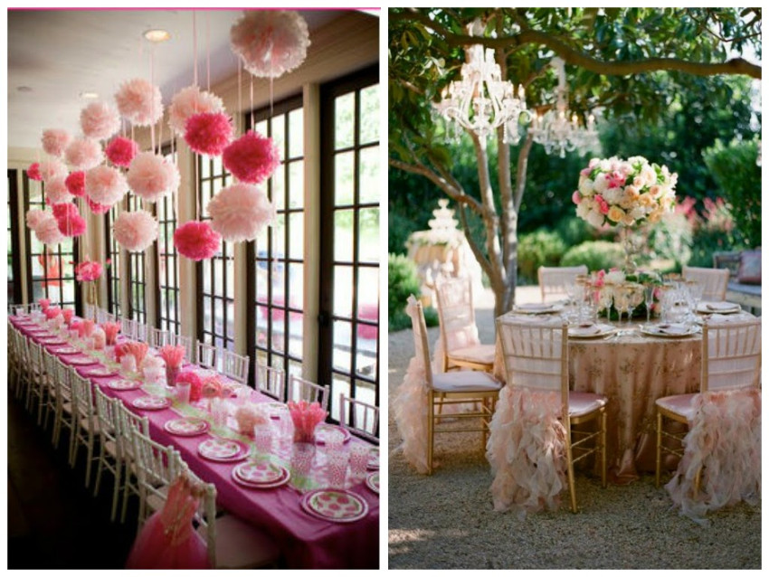Decoração rosa para casamento Como fazer