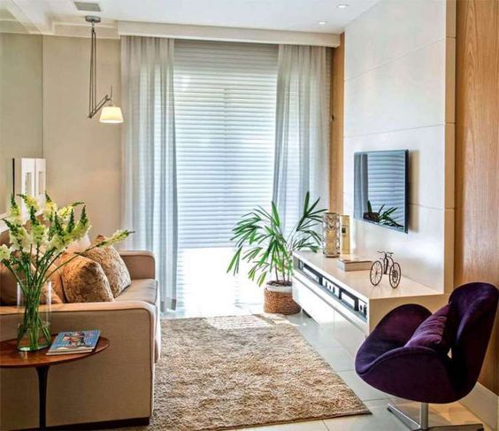 cortinas para salas pequenas