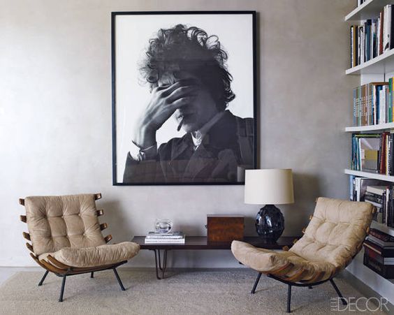 poltronas modernas para a sala de estar